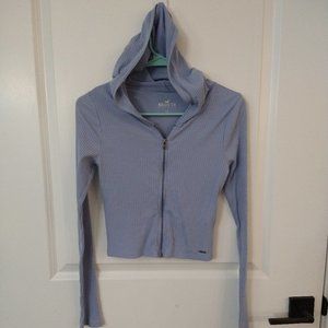 Hollister Light Blue Hooded Jacket